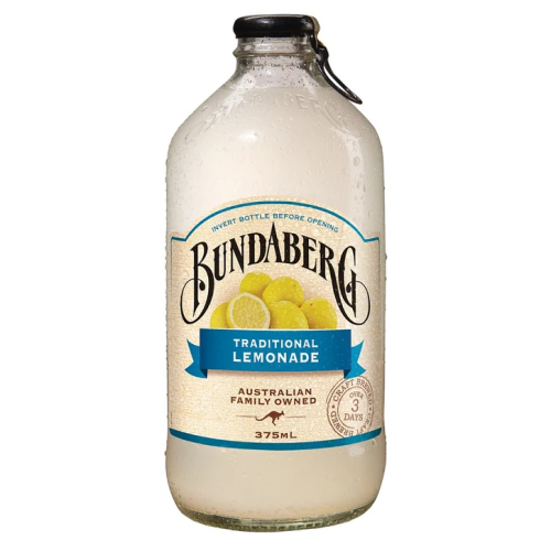 Бандаберг газированная вода со вкусом Традиционный Лимонад Bundaberg Traditional Lemonade, 375мл